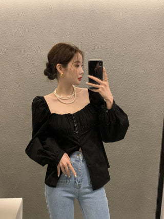 Square Collar loose top