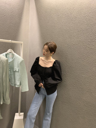 Square Collar loose top