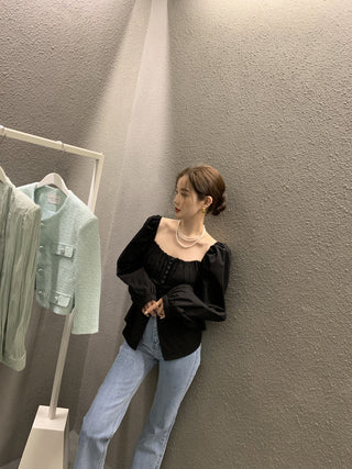 Square Collar loose top