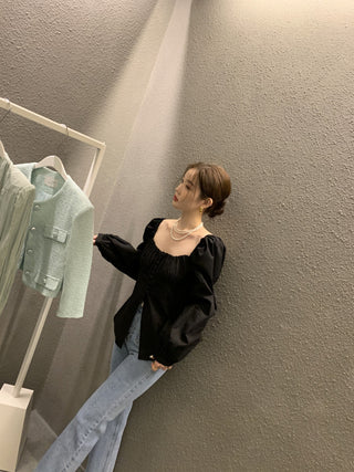 Square Collar loose top