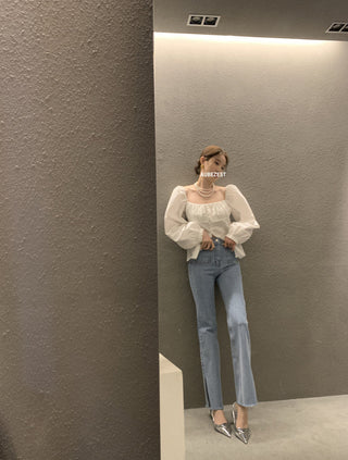 Square Collar loose top