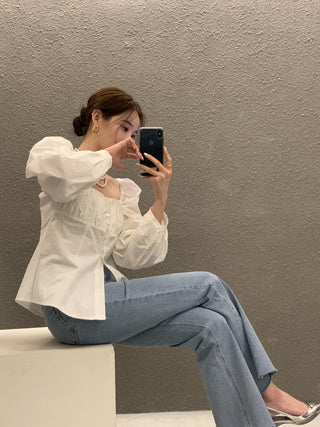 Square Collar loose top