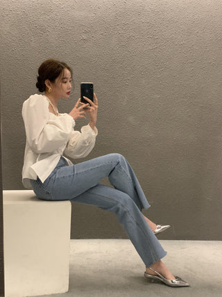 Square Collar loose top