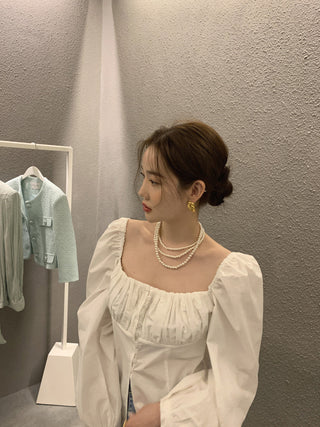 Square Collar loose top