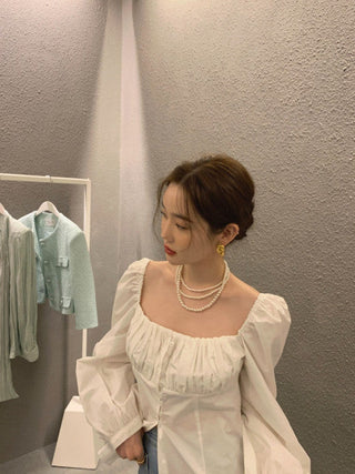 Square Collar loose top