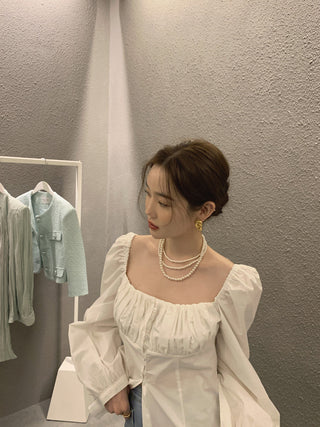 Square Collar loose top