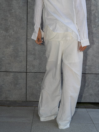 Loose fit wide Leg Drawstring Casual pants