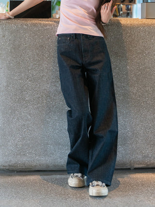 Retro Loose wide Leg Denim Pants