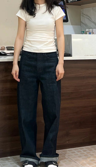 Retro Loose wide Leg Denim Pants