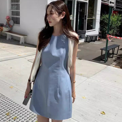 Elegant Sleeveless Vest dress