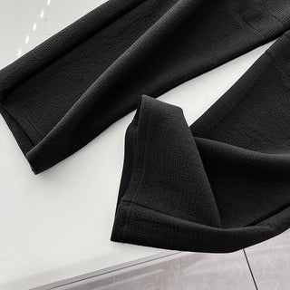 Slim waist loose drawstring sweatpants