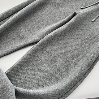 Slim waist loose drawstring sweatpants