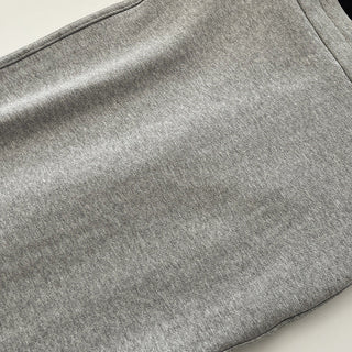 Slim fit fleece skirt