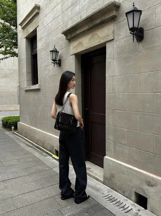 Drawstring Nylon Air Relaxed sporty pants