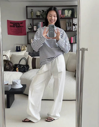 Drawstring Nylon Air Relaxed sporty pants