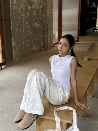 Drawstring Nylon Air Relaxed sporty pants