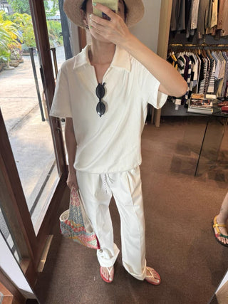 Drawstring Nylon Air Relaxed sporty pants