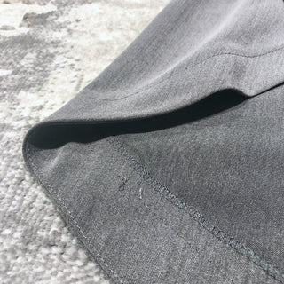 Wrapped Pleated Asymmetrical Split skirt