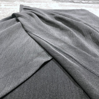 Wrapped Pleated Asymmetrical Split skirt