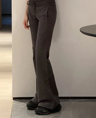Slim Waist drawstring sporty pants
