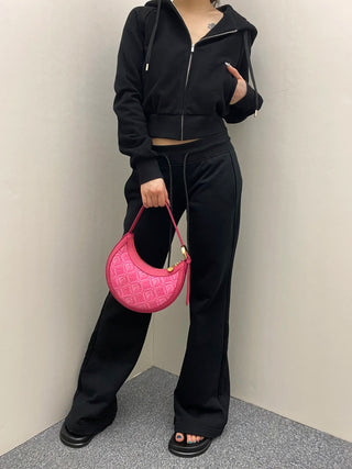 Slim Waist drawstring sporty pants