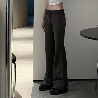 Slim Waist drawstring sporty pants
