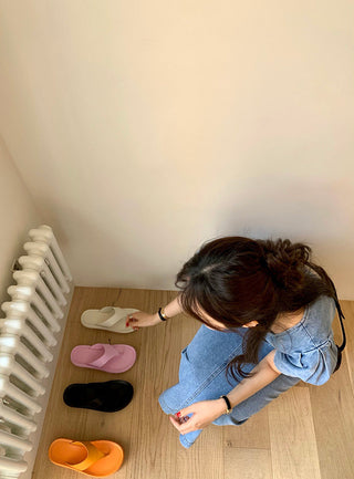 Square Collar Bubble Short Sleeve Denim Dress