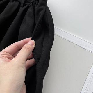 Low Waist Black Slim skirt