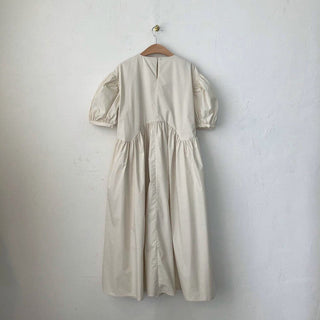 Solid Color Loose Casual Round Neck dress