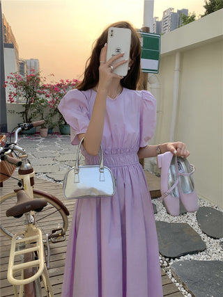 Pink Waist Slimming dress