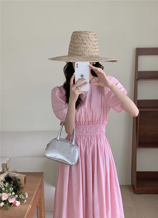 Pink Waist Slimming dress