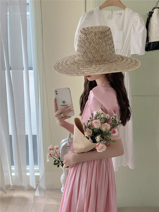 Pink Waist Slimming dress