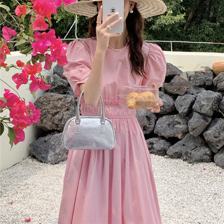 Pink Waist Slimming dress