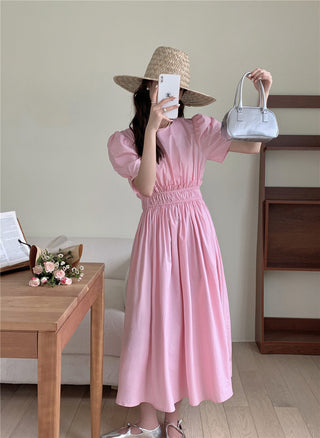 Pink Waist Slimming dress