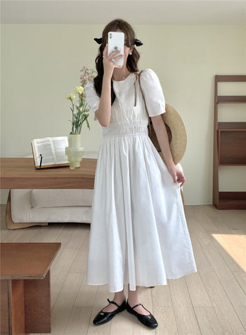 Pink Waist Slimming dress