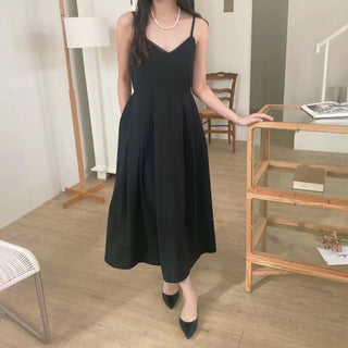 V-neck slim dress