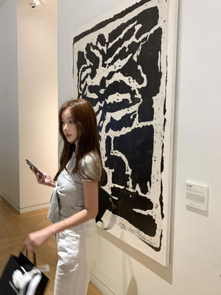 Lace-up round neck short sleeve top