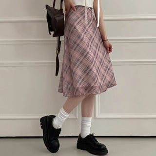 Plaid Skirt Dress