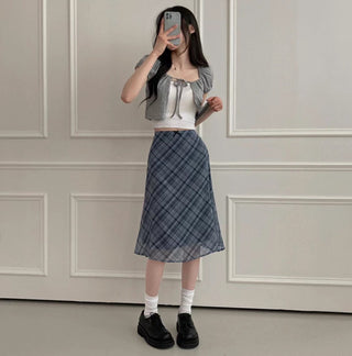 Plaid Skirt Dress