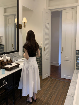 Irregular Long Skirt