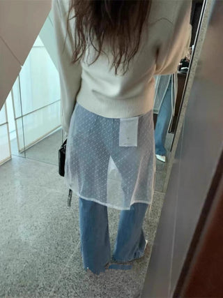 Lace Apron Skirt