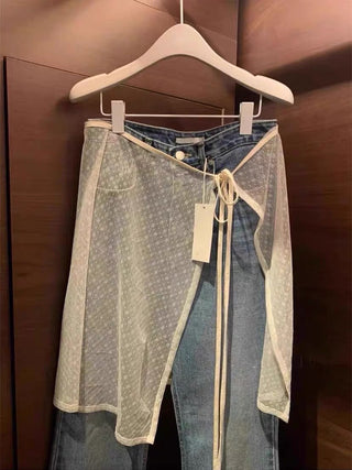 Lace Apron Skirt