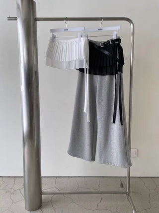 Lace Pleated Skirt