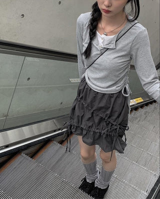 Nylon Lace Skirt