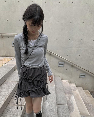 Nylon Lace Skirt