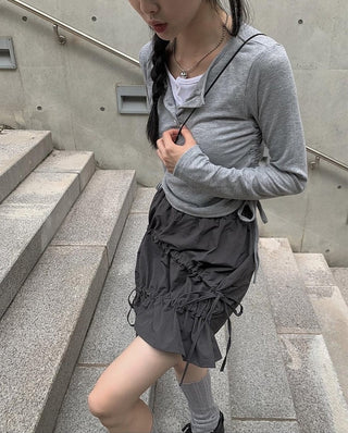 Nylon Lace Skirt