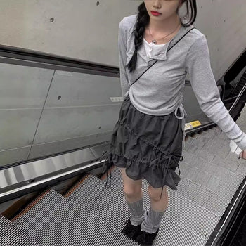Nylon Lace Skirt