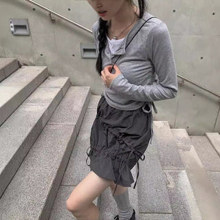 Nylon Lace Skirt