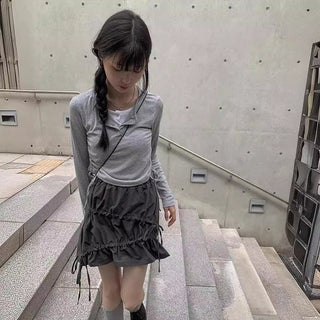 Nylon Lace Skirt