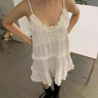 Ruffled Sling Dress